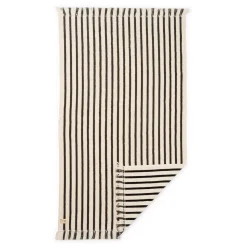 The Beach Towel - Monaco Black Stripe^Business & Pleasure Co. Outlet
