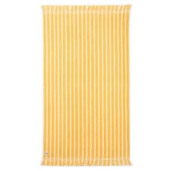 The Beach Towel - Monaco Mimosa Stripe^Business & Pleasure Co. Outlet