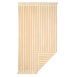 The Beach Towel - Monaco Natural Stripe^Business & Pleasure Co. Best