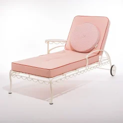 The Circular Pillow - Laurens Pink Stripe^Business & Pleasure Co. Outlet