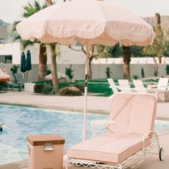 The Club Umbrella - Lauren'S Pink Stripe^Business & Pleasure Co. Fashion