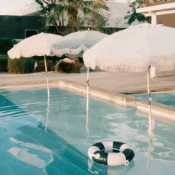 The Club Umbrella - Lauren'S Sage Stripe^Business & Pleasure Co. New