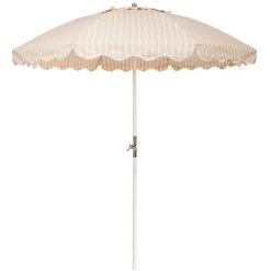 The Club Umbrella - Monaco Natural Stripe^Business & Pleasure Co. Sale