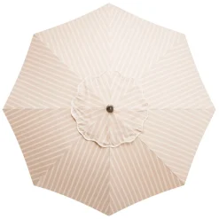 The Club Umbrella - Monaco Natural Stripe^Business & Pleasure Co. Sale