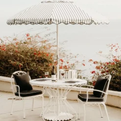 The Club Umbrella - Monaco Black Stripe^Business & Pleasure Co. Hot