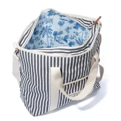 The Cooler Tote Bag - Lauren'S Navy Stripe^Business & Pleasure Co. Fashion
