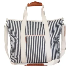 The Cooler Tote Bag - Lauren'S Navy Stripe^Business & Pleasure Co. Fashion