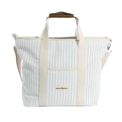 The Cooler Tote Bag - Lauren'S Sage Stripe^Business & Pleasure Co. New