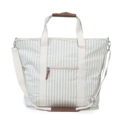 The Cooler Tote Bag - Lauren'S Sage Stripe^Business & Pleasure Co. New