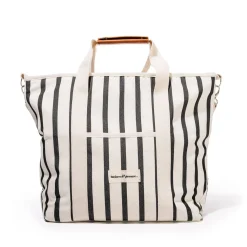 The Cooler Tote Bag - Monaco Black Stripe^Business & Pleasure Co. Best