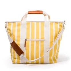 The Cooler Tote Bag - Monaco Mimosa Stripe^Business & Pleasure Co. Sale