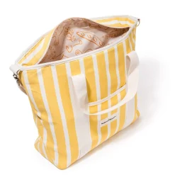 The Cooler Tote Bag - Monaco Mimosa Stripe^Business & Pleasure Co. Sale