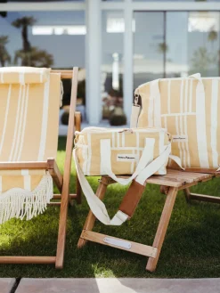 The Cooler Tote Bag - Vintage Yellow Stripe^Business & Pleasure Co. Online