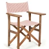 The Directors Chair - Table Height - Lauren'S Pink Stripe^Business & Pleasure Co. Hot