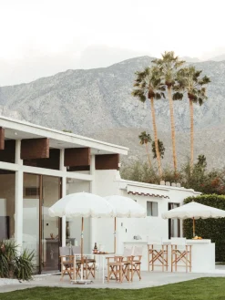 The Directors Chair - Table Height - Lauren'S Pink Stripe^Business & Pleasure Co. Hot