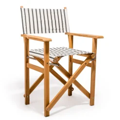 The Directors Chair - Table Height - Monaco Black Stripe^Business & Pleasure Co. Fashion