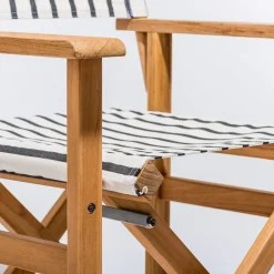 The Directors Chair - Table Height - Monaco Black Stripe^Business & Pleasure Co. Fashion