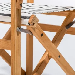 The Directors Chair - Table Height - Monaco Black Stripe^Business & Pleasure Co. Fashion