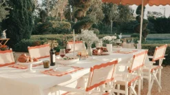 The Directors Chair - Table Height - Rivie Pink^Business & Pleasure Co. Sale