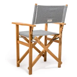 The Directors Chair - Table Height - Lauren'S Navy Stripe^Business & Pleasure Co. Hot