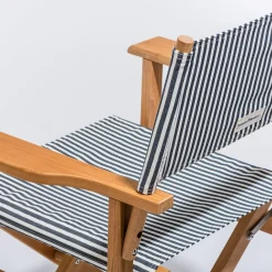 The Directors Chair - Table Height - Lauren'S Navy Stripe^Business & Pleasure Co. Hot