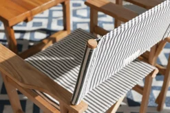 The Directors Chair - Table Height - Lauren'S Navy Stripe^Business & Pleasure Co. Hot