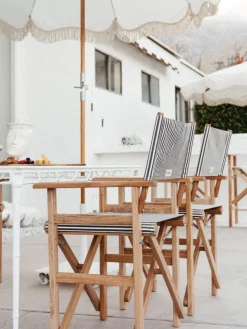 The Directors Chair - Table Height - Lauren'S Navy Stripe^Business & Pleasure Co. Hot