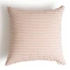 The Euro Throw Pillow - Lauren'S Pink Stripe^Business & Pleasure Co. Online