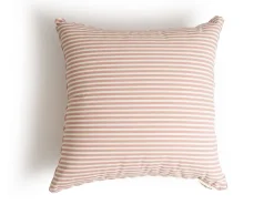 The Euro Throw Pillow - Lauren'S Pink Stripe^Business & Pleasure Co. Online