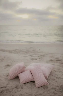 The Euro Throw Pillow - Lauren'S Pink Stripe^Business & Pleasure Co. Online