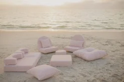 The Euro Throw Pillow - Lauren'S Pink Stripe^Business & Pleasure Co. Online