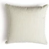 The Euro Throw Pillow - Lauren'S Sage Stripe^Business & Pleasure Co. Sale