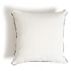 The Euro Throw Pillow - Rivie White^Business & Pleasure Co. Discount