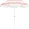 The Family Beach Umbrella - Pink Capri Stripe^Business & Pleasure Co. Hot