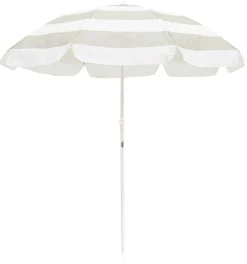 The Family Beach Umbrella - Sage Capri Stripe^Business & Pleasure Co. Sale