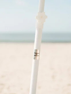 The Family Beach Umbrella - Sage Capri Stripe^Business & Pleasure Co. Sale