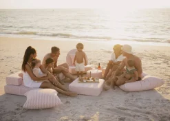 The Floor Pillow - Lauren'S Pink Stripe^Business & Pleasure Co. Fashion