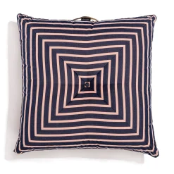 The Floor Pillow - Monaco Navy And Pink Stripe^Business & Pleasure Co. Sale