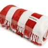 The Holiday Beach Blanket - Le Sirenuse Capri Stripe^Business & Pleasure Co. Clearance