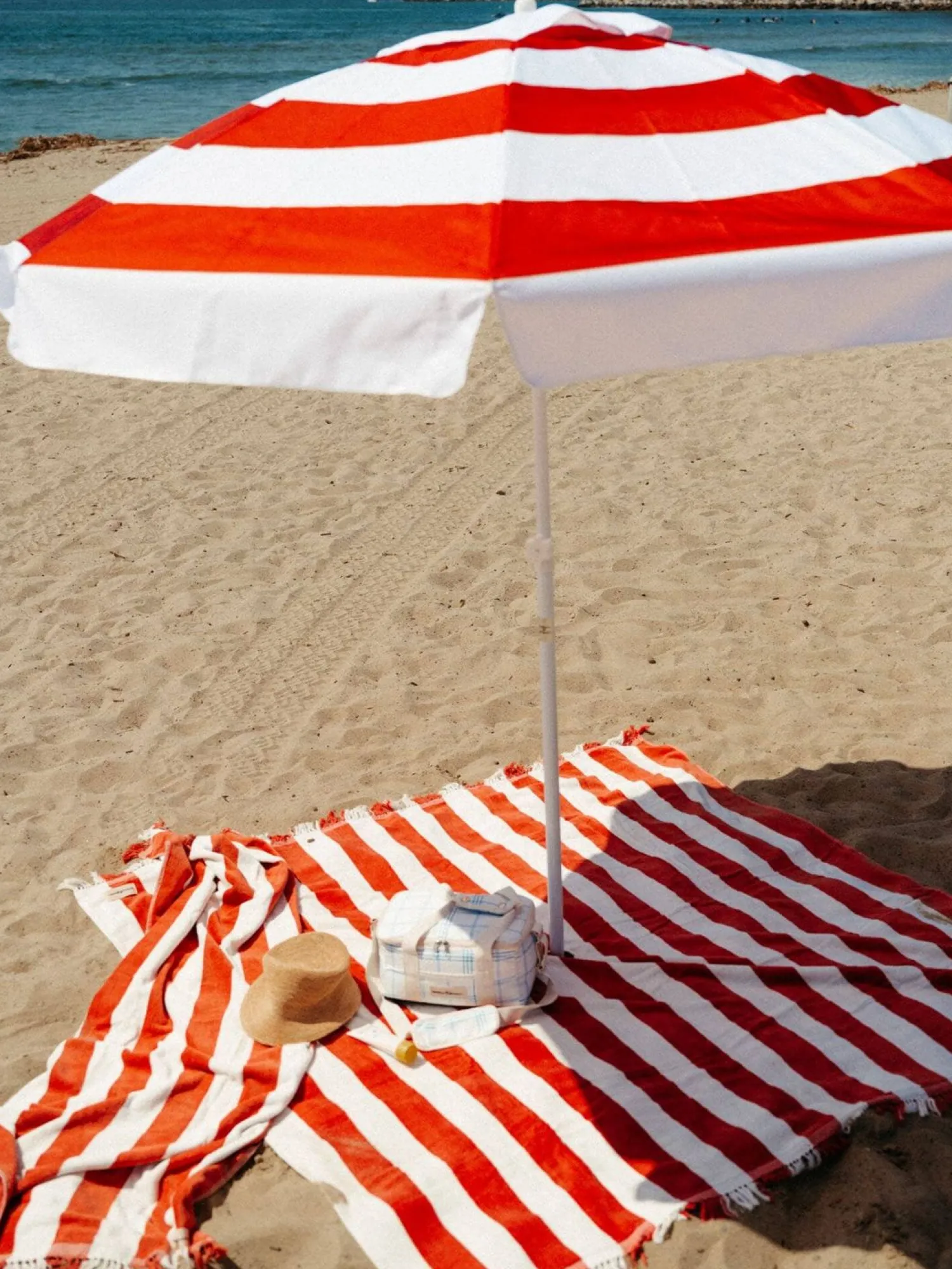 The Holiday Beach Blanket - Le Sirenuse Capri Stripe^Business & Pleasure Co. Clearance
