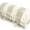 The Holiday Beach Blanket - Sage Capri Stripe^Business & Pleasure Co. New