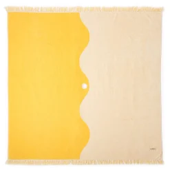 The Holiday Beach Blanket - Ocean Mimosa Stripe^Business & Pleasure Co. Outlet