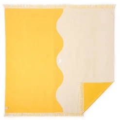 The Holiday Beach Blanket - Ocean Mimosa Stripe^Business & Pleasure Co. Outlet