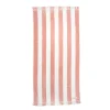 The Holiday Beach Towel - Pink Capri Stripe^Business & Pleasure Co. Hot