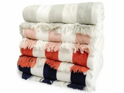 The Holiday Beach Towel - Le Sirenuse Capri Stripe^Business & Pleasure Co. Fashion