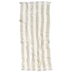 The Holiday Beach Towel - Sage Capri Stripe^Business & Pleasure Co. New