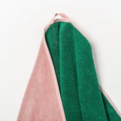 The Holiday Beach Towel - Ocean Green And Pink Stripe^Business & Pleasure Co. Sale