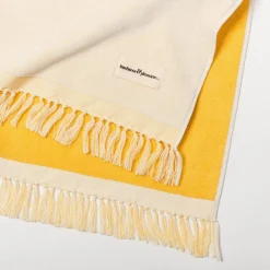 The Holiday Beach Towel - Ocean Mimosa Stripe^Business & Pleasure Co. Outlet