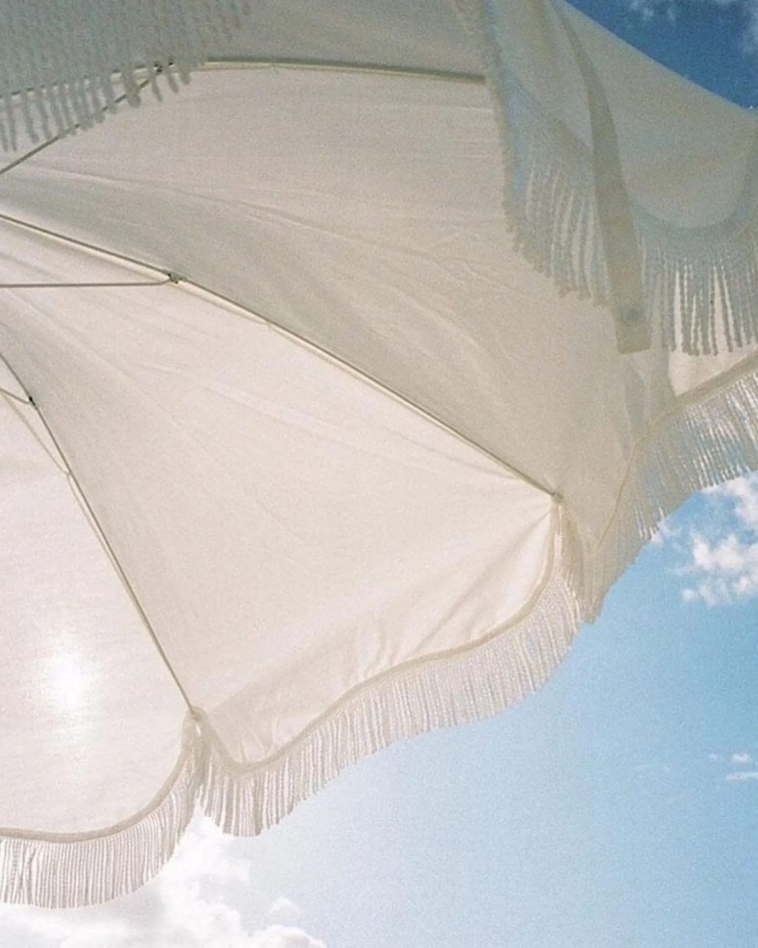 The Holiday Beach Umbrella - Antique White^Business & Pleasure Co. Online