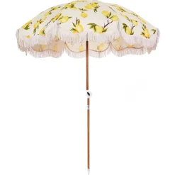 The Holiday Beach Umbrella - Vintage Lemons^Business & Pleasure Co. Best
